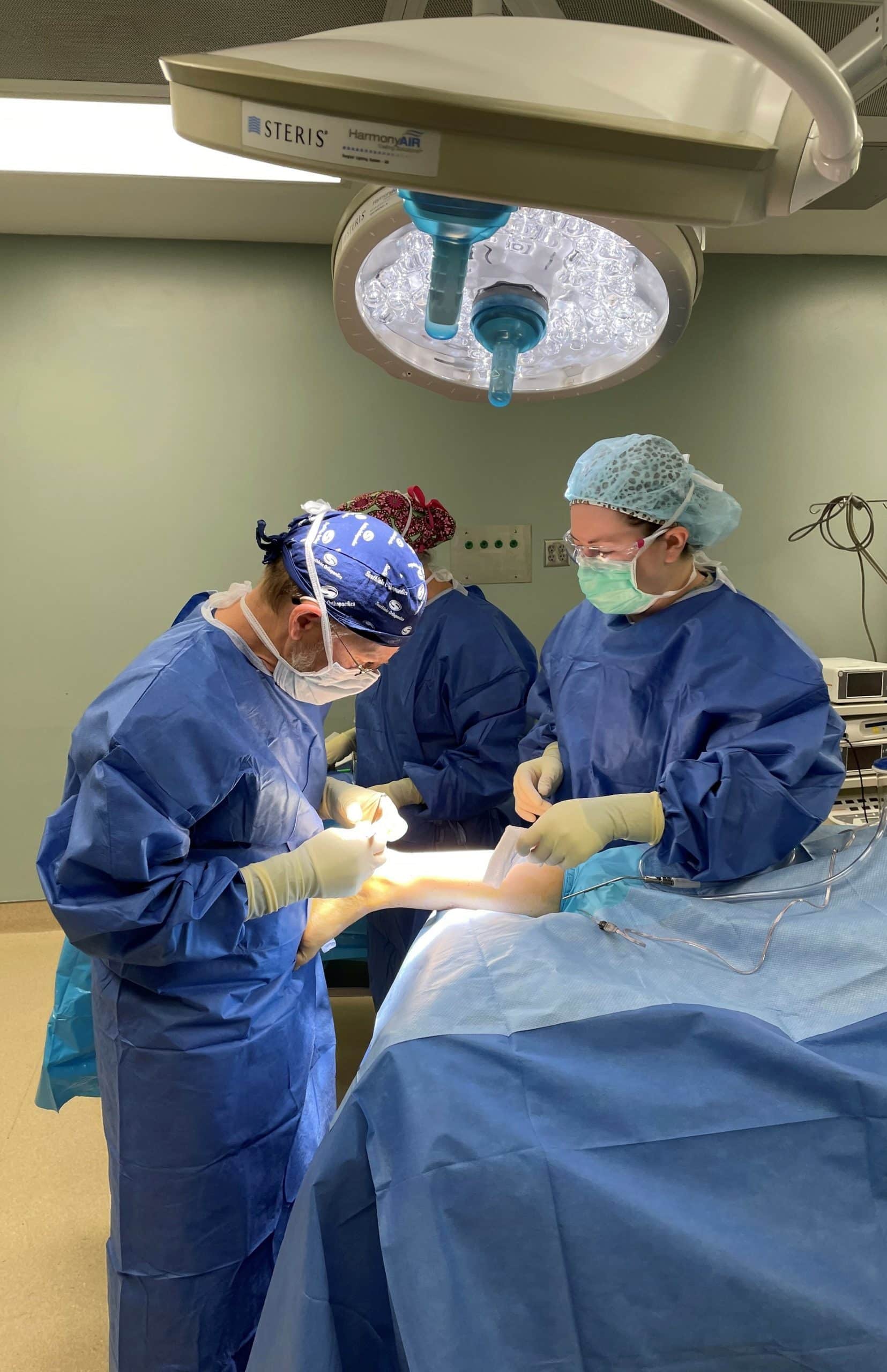 Dr. John S. Kirchner, MD performing a foot/ankle procedure